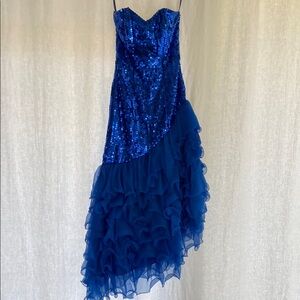 Stunning Blue Sequin Dress